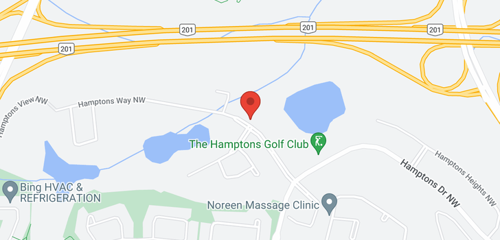 map of 4590 Hamptons Way NW